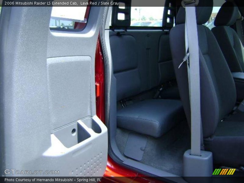Lava Red / Slate Gray 2006 Mitsubishi Raider LS Extended Cab