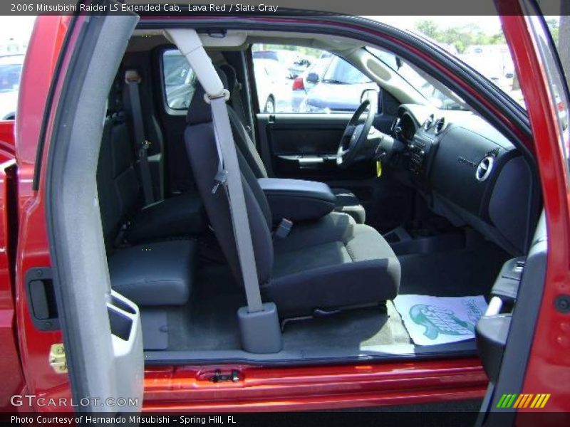 Lava Red / Slate Gray 2006 Mitsubishi Raider LS Extended Cab