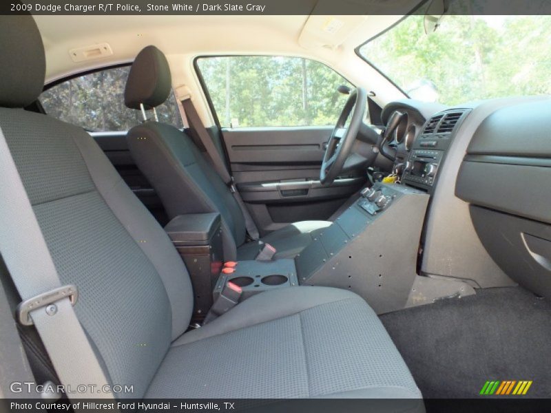 Stone White / Dark Slate Gray 2009 Dodge Charger R/T Police