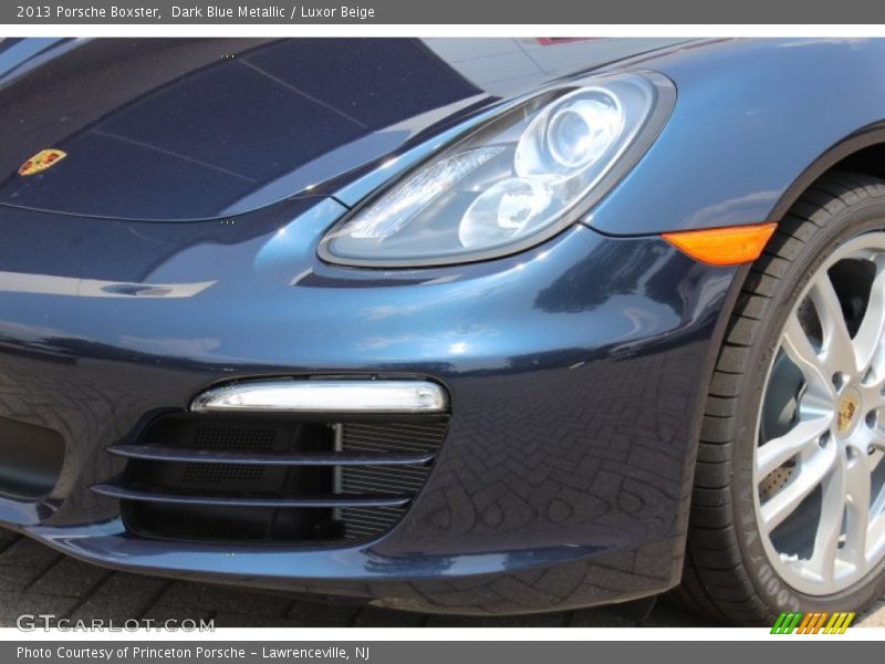 Dark Blue Metallic / Luxor Beige 2013 Porsche Boxster