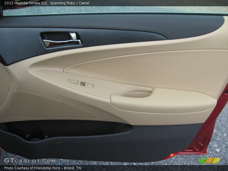 Sparkling Ruby / Camel 2013 Hyundai Sonata GLS