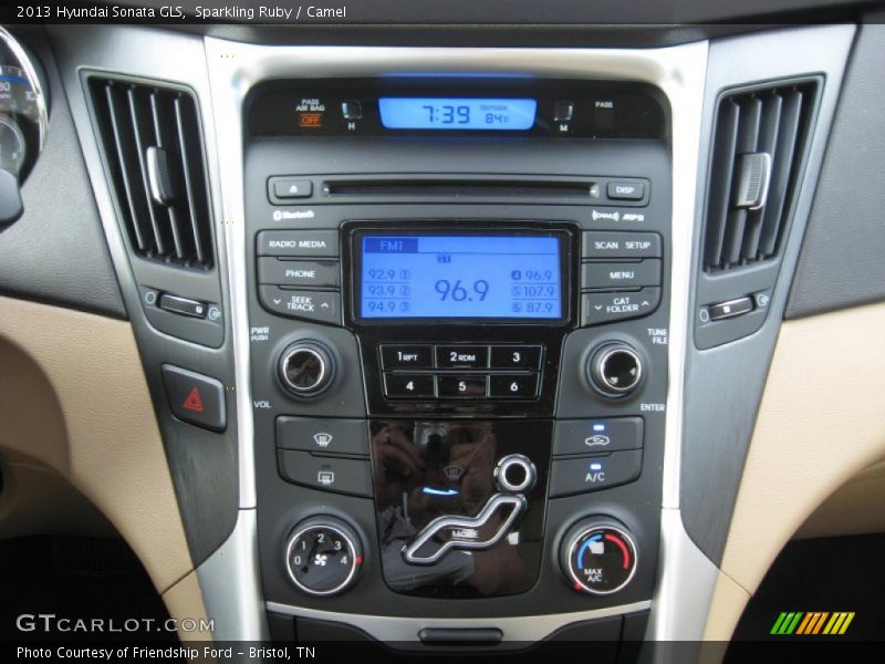 Sparkling Ruby / Camel 2013 Hyundai Sonata GLS