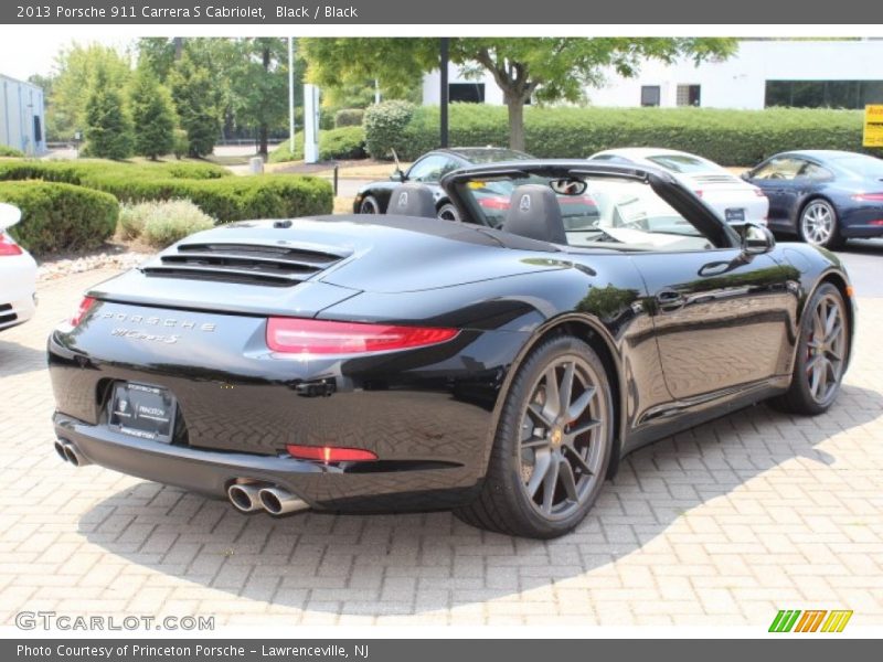 Black / Black 2013 Porsche 911 Carrera S Cabriolet