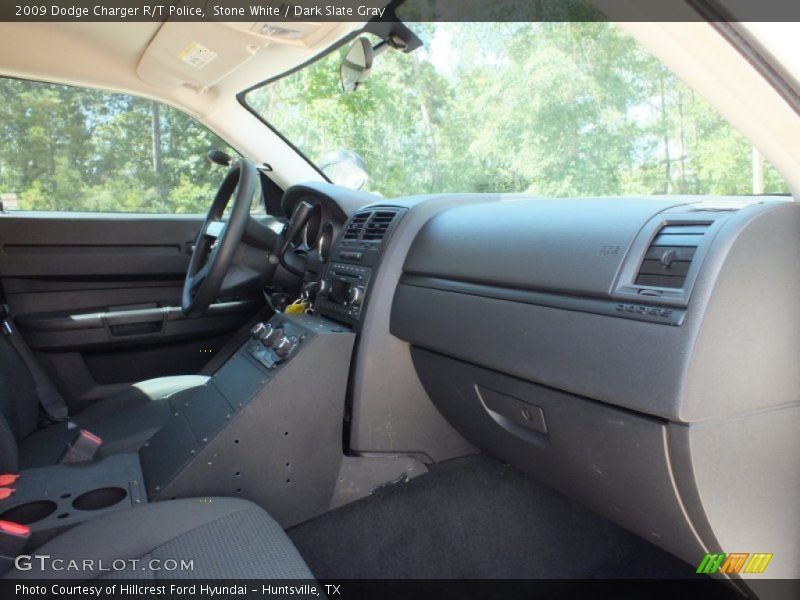 Stone White / Dark Slate Gray 2009 Dodge Charger R/T Police