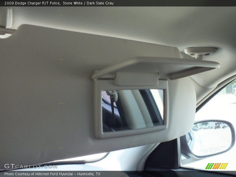 Stone White / Dark Slate Gray 2009 Dodge Charger R/T Police