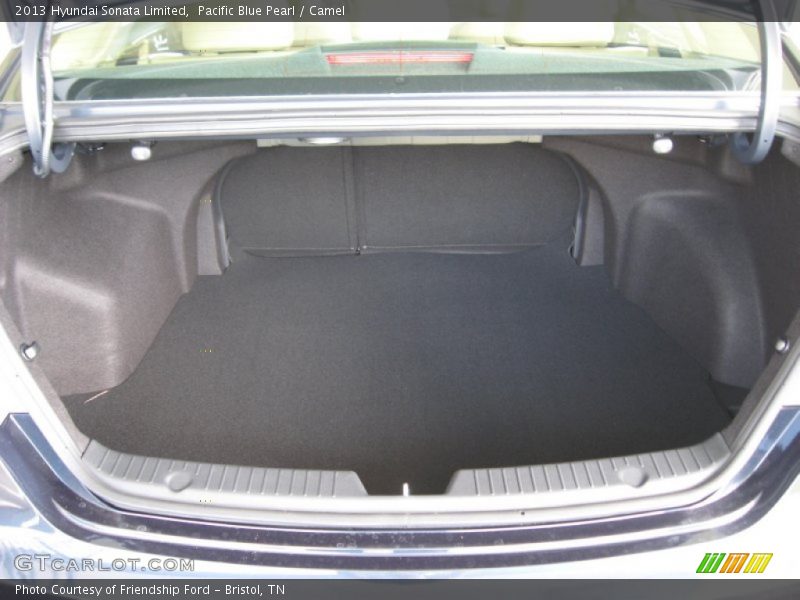 Pacific Blue Pearl / Camel 2013 Hyundai Sonata Limited