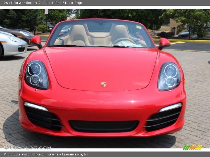 Guards Red / Luxor Beige 2013 Porsche Boxster S