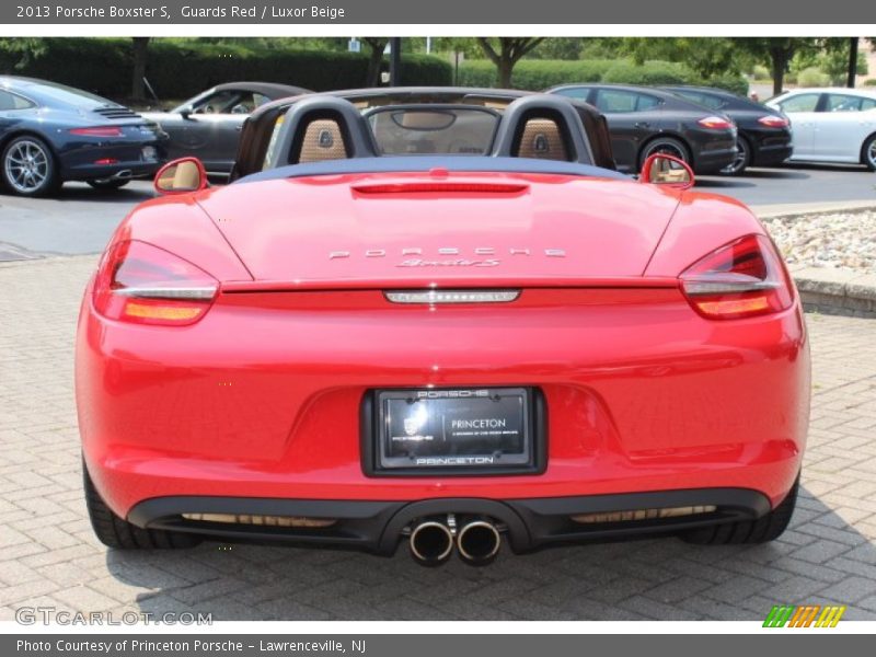 Guards Red / Luxor Beige 2013 Porsche Boxster S