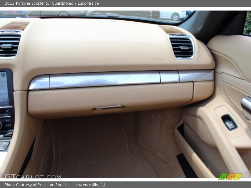 Guards Red / Luxor Beige 2013 Porsche Boxster S
