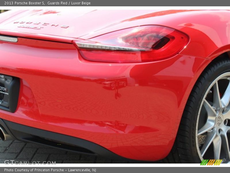 Guards Red / Luxor Beige 2013 Porsche Boxster S