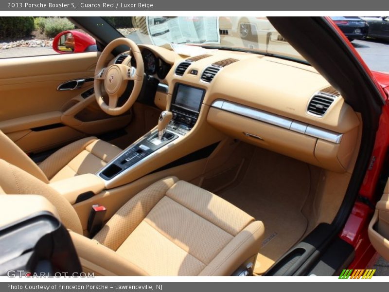  2013 Boxster S Luxor Beige Interior