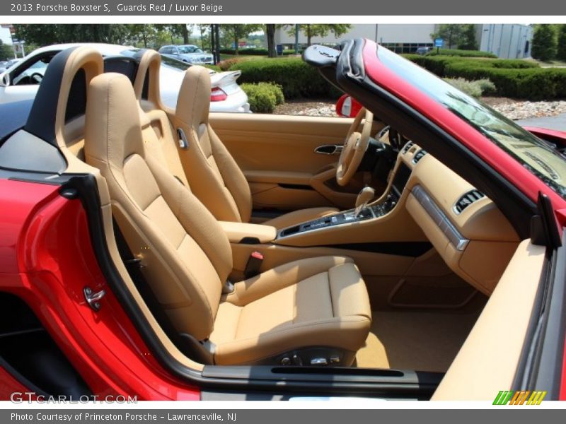 Guards Red / Luxor Beige 2013 Porsche Boxster S