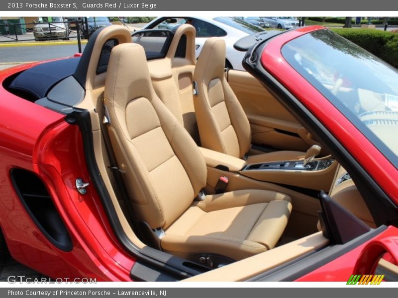  2013 Boxster S Luxor Beige Interior