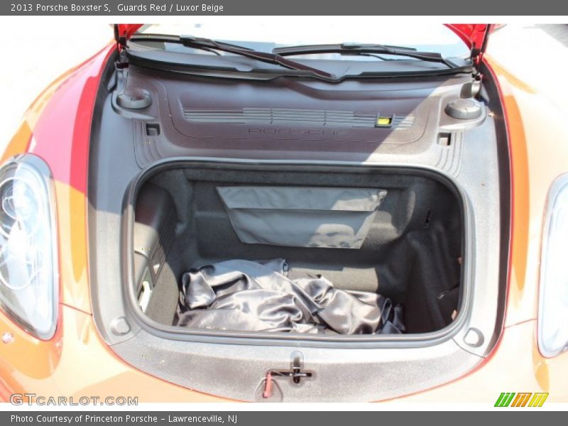 Guards Red / Luxor Beige 2013 Porsche Boxster S
