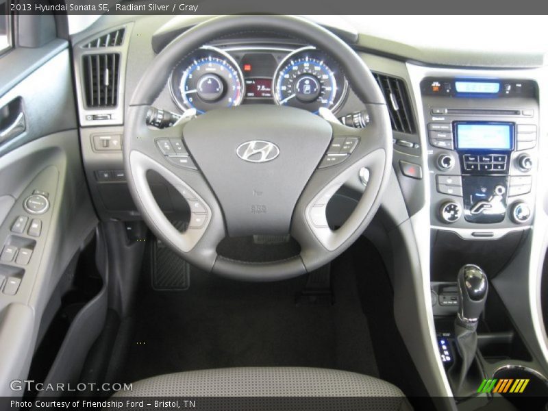 Radiant Silver / Gray 2013 Hyundai Sonata SE