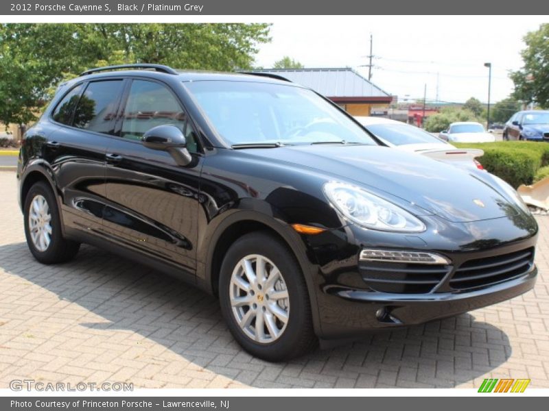 Black / Platinum Grey 2012 Porsche Cayenne S