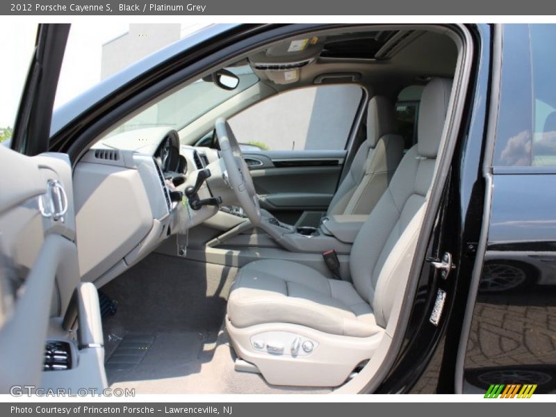 Black / Platinum Grey 2012 Porsche Cayenne S