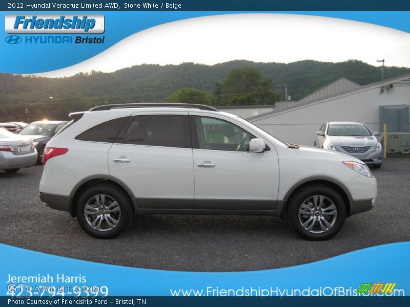 Stone White / Beige 2012 Hyundai Veracruz Limited AWD