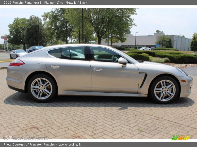 Platinum Silver Metallic / Black 2012 Porsche Panamera S