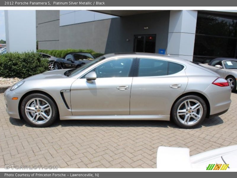 Platinum Silver Metallic / Black 2012 Porsche Panamera S