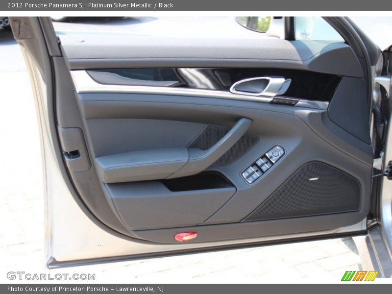 Platinum Silver Metallic / Black 2012 Porsche Panamera S