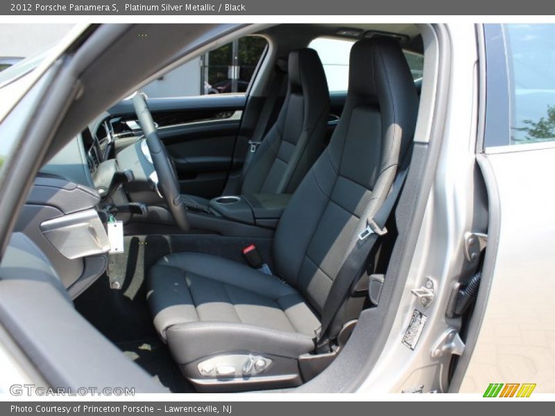 Platinum Silver Metallic / Black 2012 Porsche Panamera S