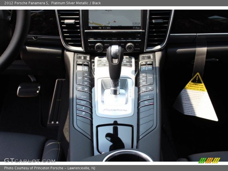 Platinum Silver Metallic / Black 2012 Porsche Panamera S