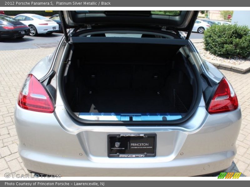 Platinum Silver Metallic / Black 2012 Porsche Panamera S