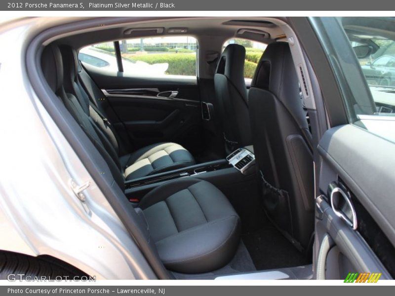 Platinum Silver Metallic / Black 2012 Porsche Panamera S