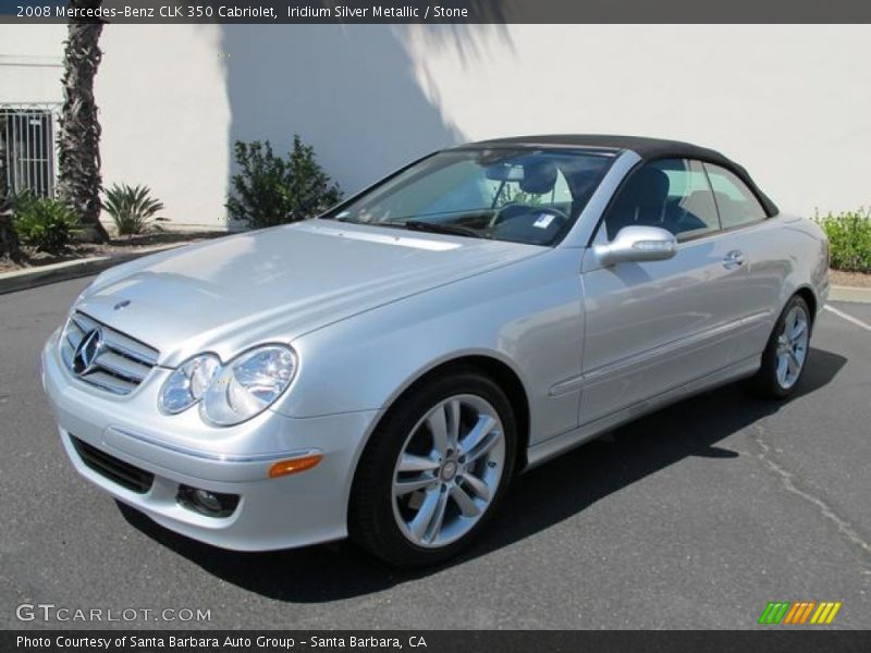 Iridium Silver Metallic / Stone 2008 Mercedes-Benz CLK 350 Cabriolet