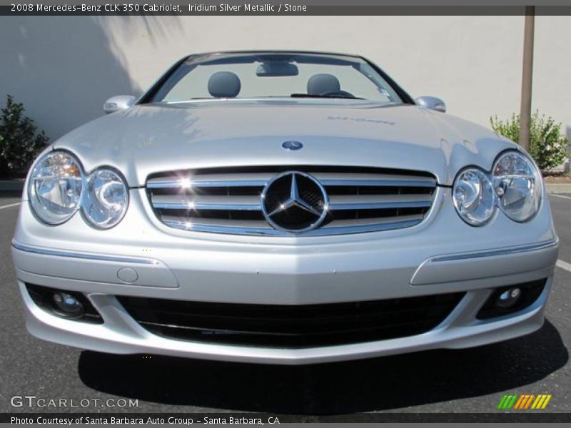 Iridium Silver Metallic / Stone 2008 Mercedes-Benz CLK 350 Cabriolet