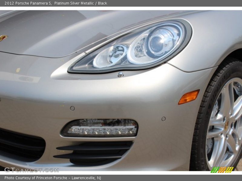 Platinum Silver Metallic / Black 2012 Porsche Panamera S