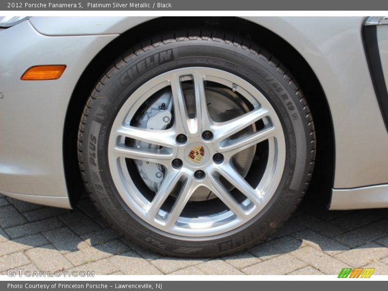 Platinum Silver Metallic / Black 2012 Porsche Panamera S