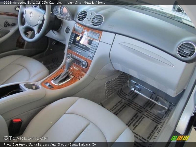 Iridium Silver Metallic / Stone 2008 Mercedes-Benz CLK 350 Cabriolet