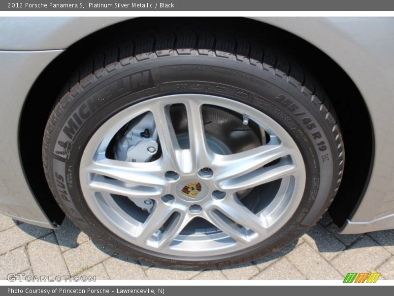 Platinum Silver Metallic / Black 2012 Porsche Panamera S