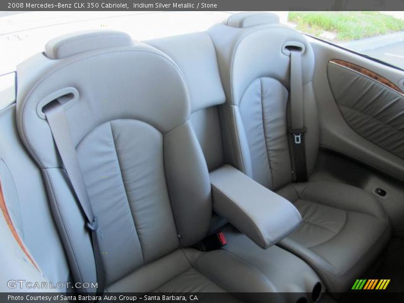 Iridium Silver Metallic / Stone 2008 Mercedes-Benz CLK 350 Cabriolet