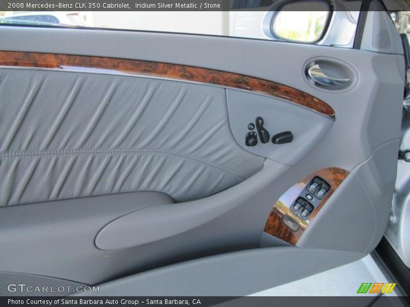 Iridium Silver Metallic / Stone 2008 Mercedes-Benz CLK 350 Cabriolet