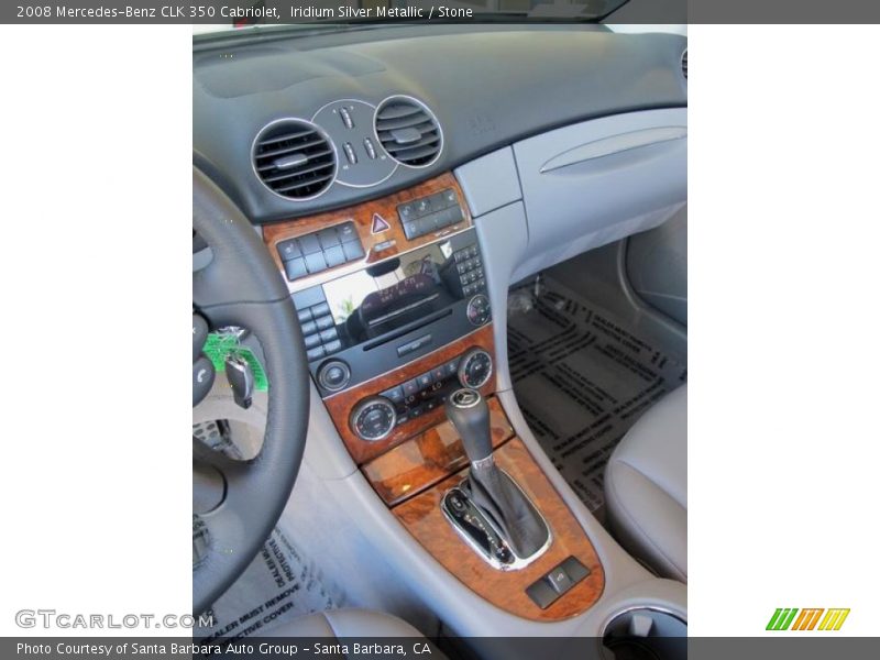 Iridium Silver Metallic / Stone 2008 Mercedes-Benz CLK 350 Cabriolet