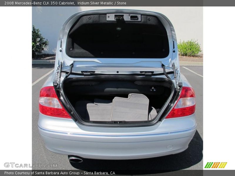 Iridium Silver Metallic / Stone 2008 Mercedes-Benz CLK 350 Cabriolet