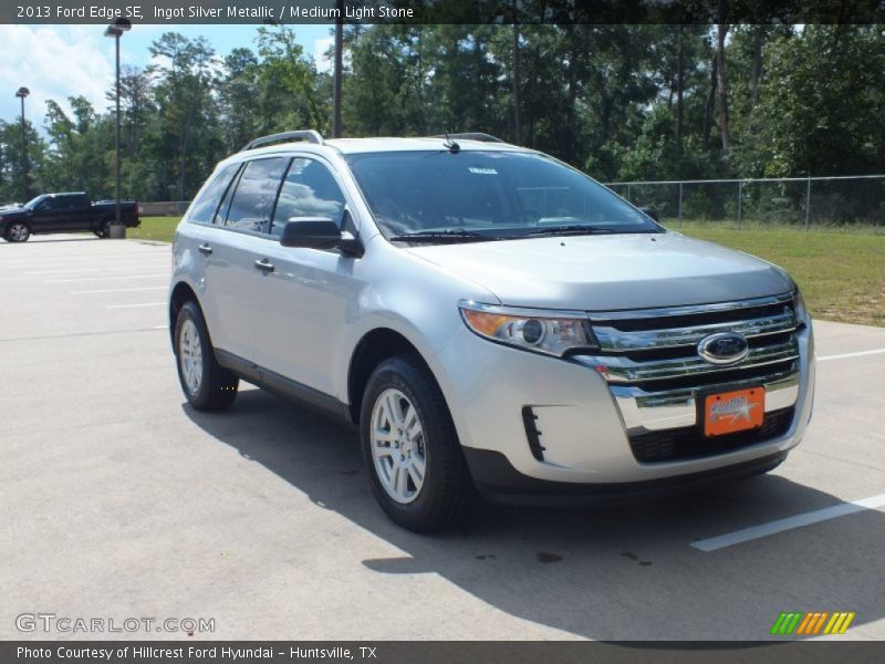 Ingot Silver Metallic / Medium Light Stone 2013 Ford Edge SE