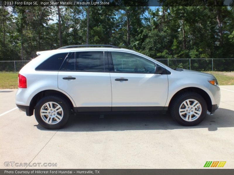Ingot Silver Metallic / Medium Light Stone 2013 Ford Edge SE