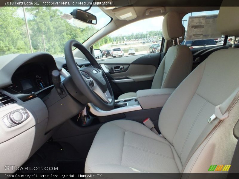 Ingot Silver Metallic / Medium Light Stone 2013 Ford Edge SE
