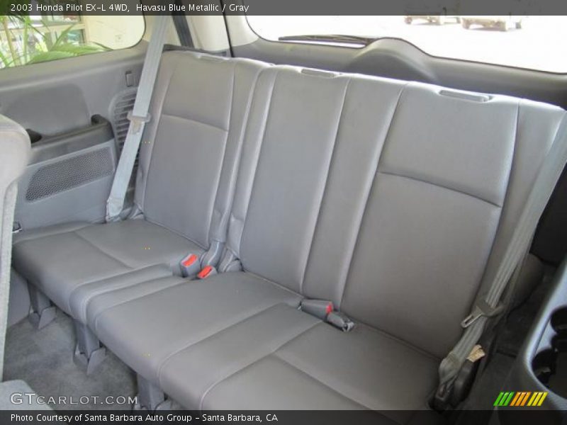 Havasu Blue Metallic / Gray 2003 Honda Pilot EX-L 4WD