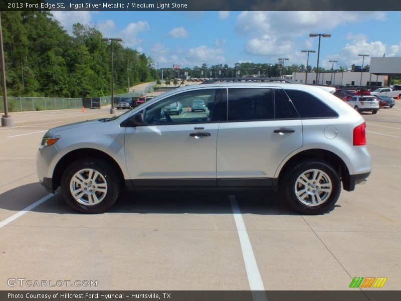 Ingot Silver Metallic / Medium Light Stone 2013 Ford Edge SE