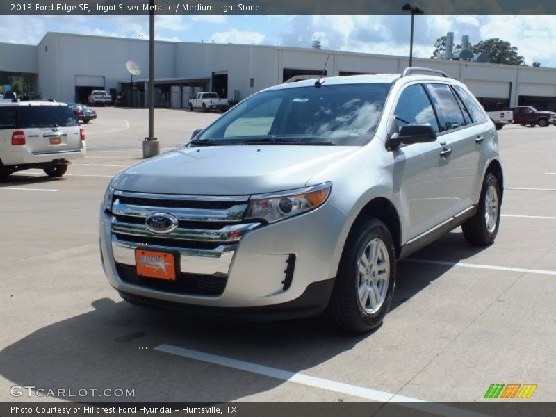 Ingot Silver Metallic / Medium Light Stone 2013 Ford Edge SE