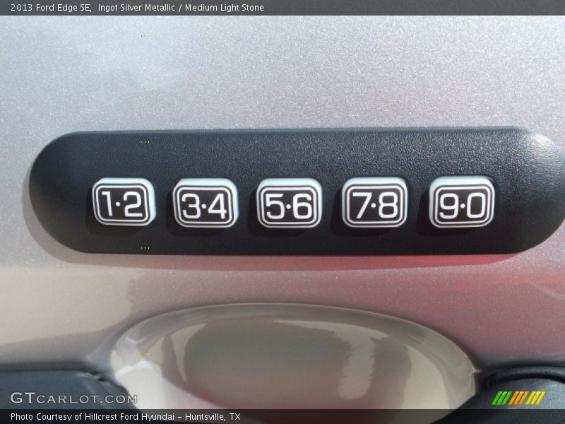 Ingot Silver Metallic / Medium Light Stone 2013 Ford Edge SE