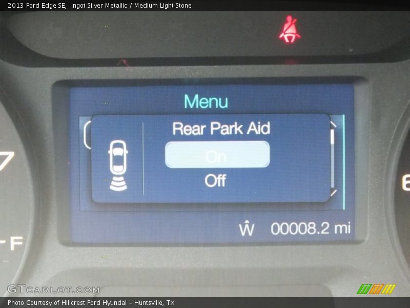 Ingot Silver Metallic / Medium Light Stone 2013 Ford Edge SE