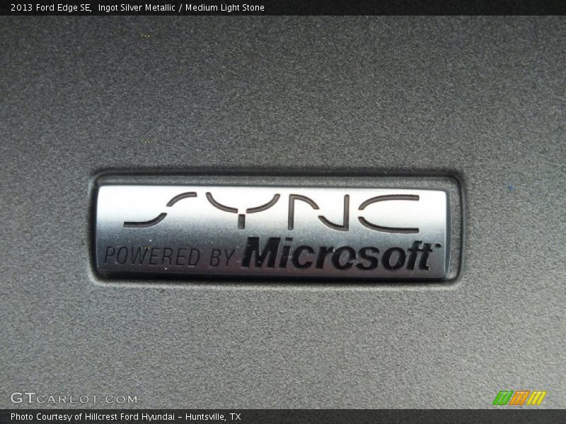 Ingot Silver Metallic / Medium Light Stone 2013 Ford Edge SE