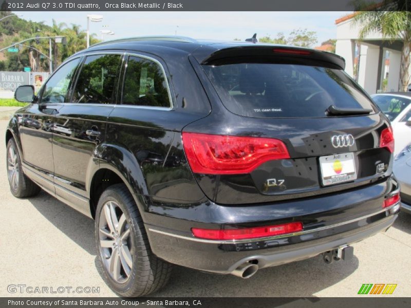 Orca Black Metallic / Black 2012 Audi Q7 3.0 TDI quattro