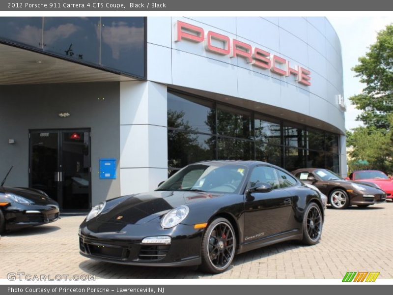 Black / Black 2012 Porsche 911 Carrera 4 GTS Coupe